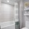 Bathroom with full heigh tiling and design in Pinnacle Apartments